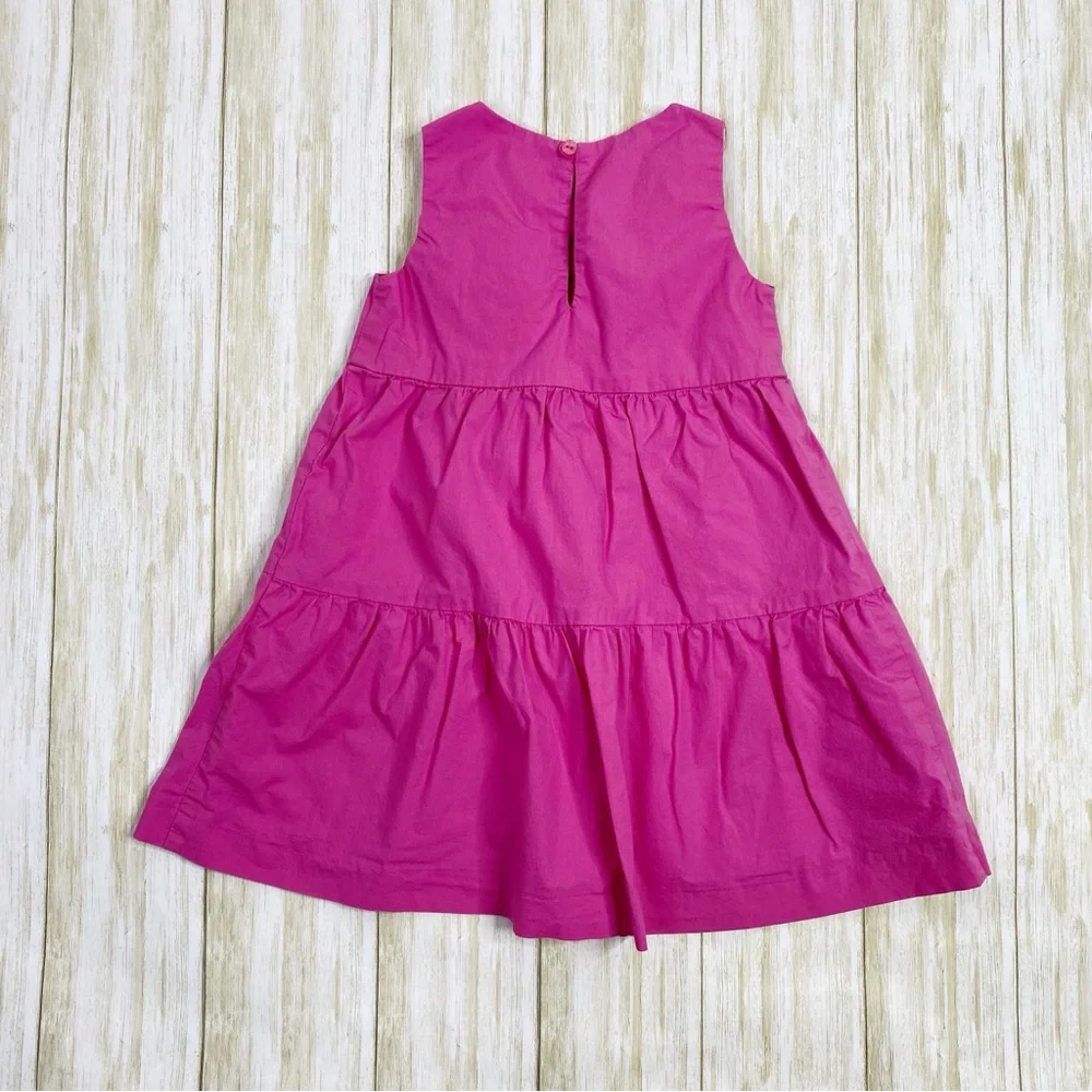 Zara Kids Pink Floral Poplin Dress